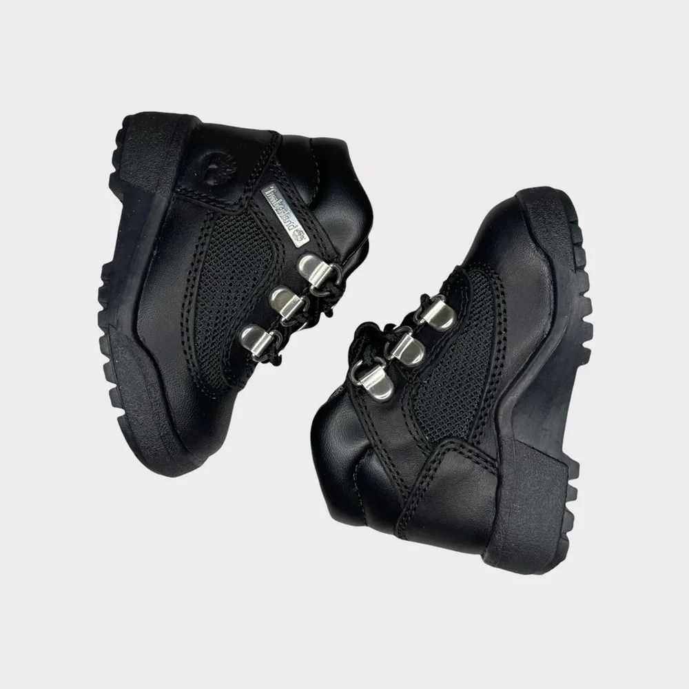 Timberland Field Leather Black Boots